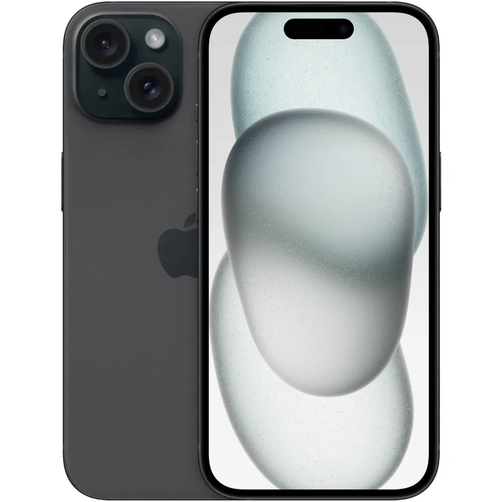 refreshed Apple iPhone 15 128GB - Schwarz
