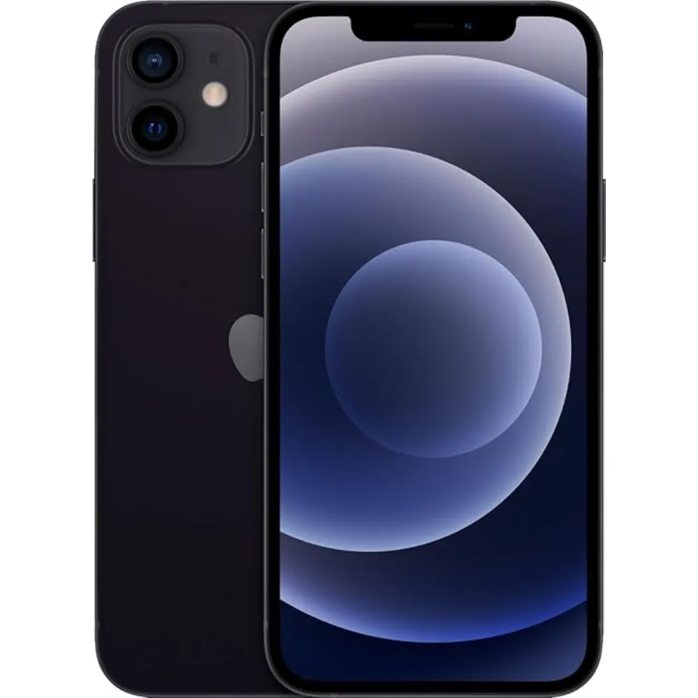 refurbished Apple iPhone 12 64GB - Schwarz