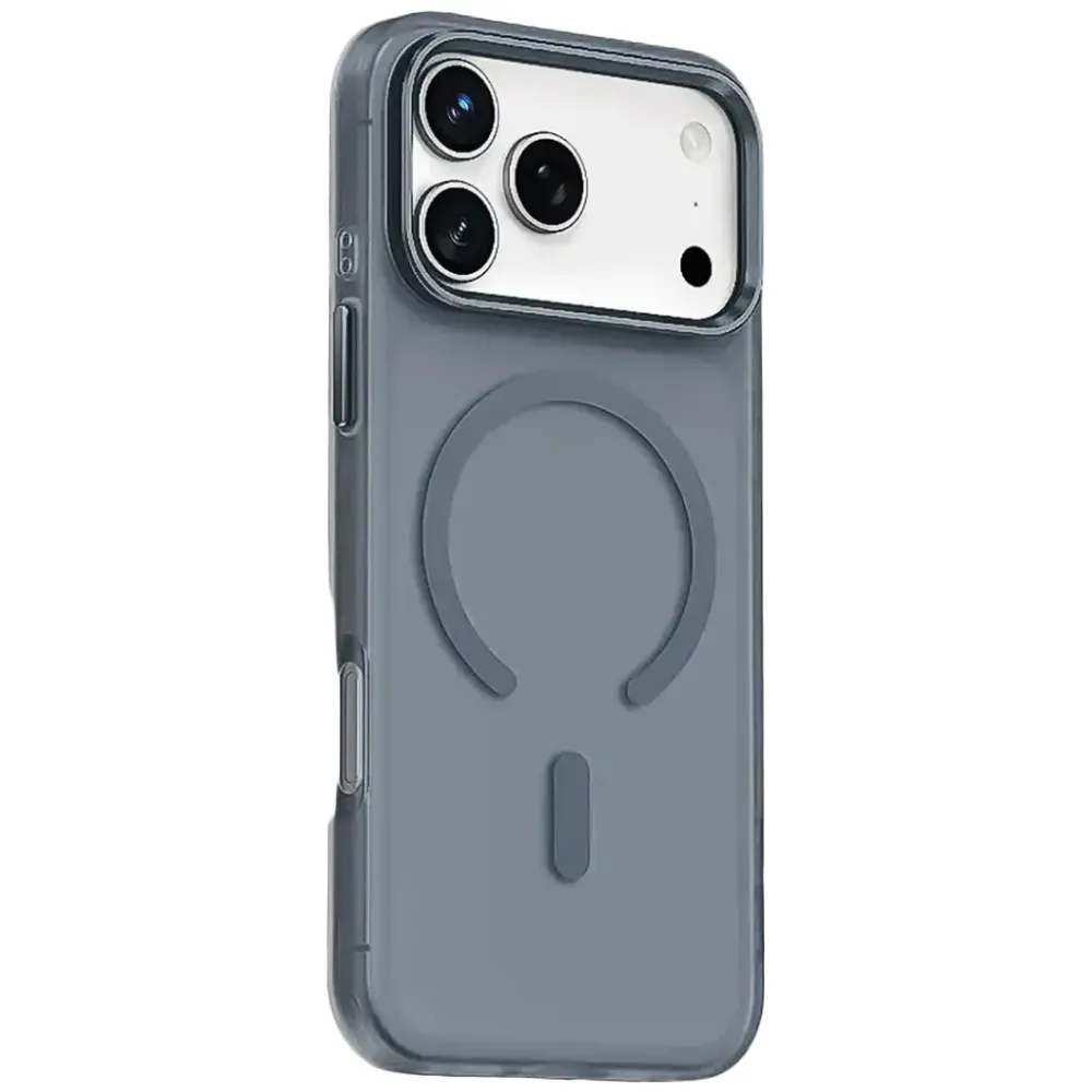 Green Lion Matte Mag Safe X Hülle für Apple iPhone 17 Pro Max - Blau Titan