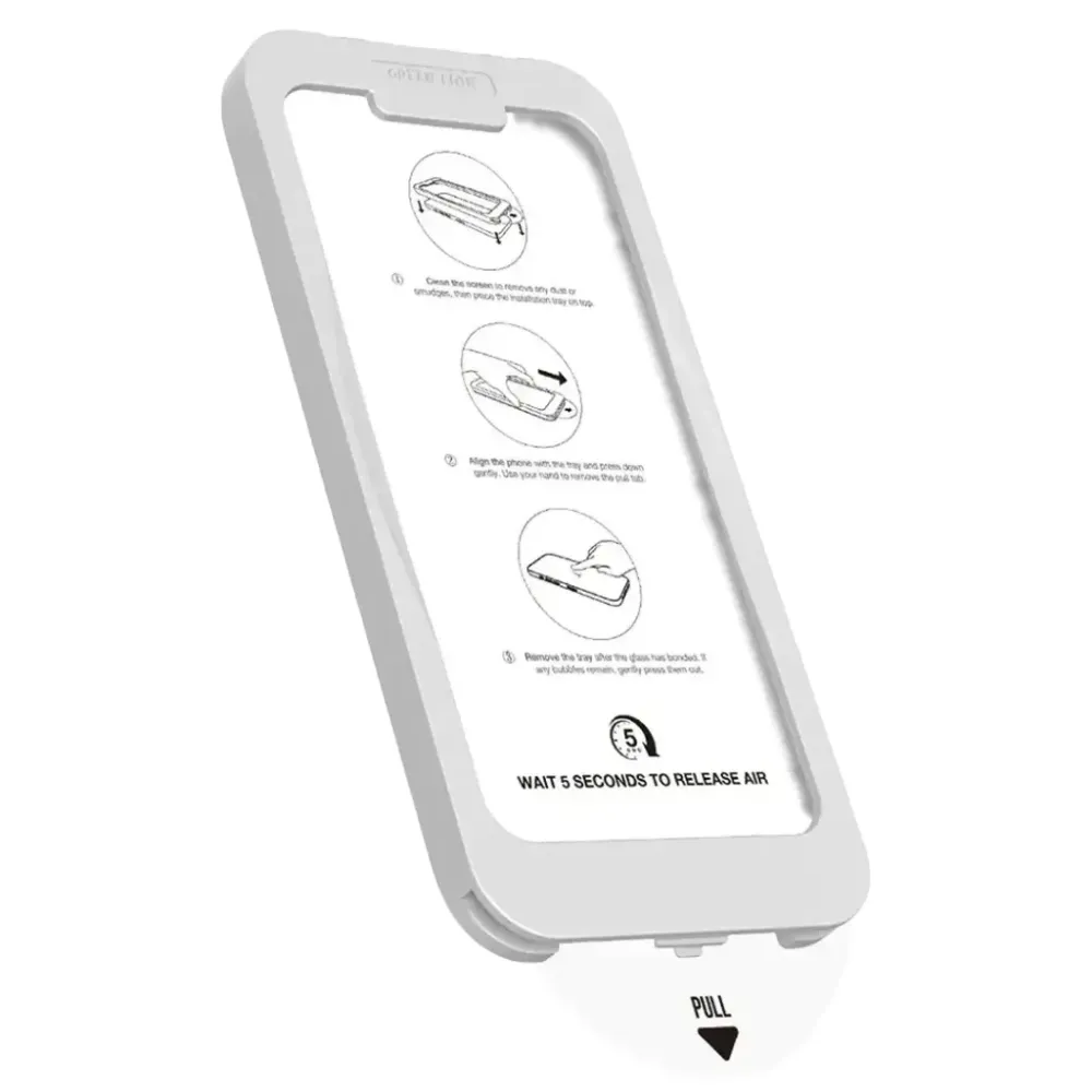 Green Lion Picasso 3D Glas Displayschutzfolie mit Montage Kit für Apple iPhone 17 Air - Klar