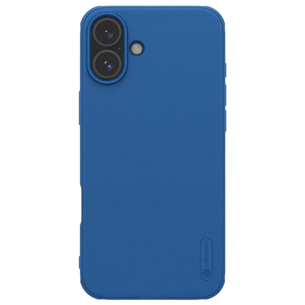 Nillkin Super Frosted Shield Pro Hülle für iPhone 16 - Blau