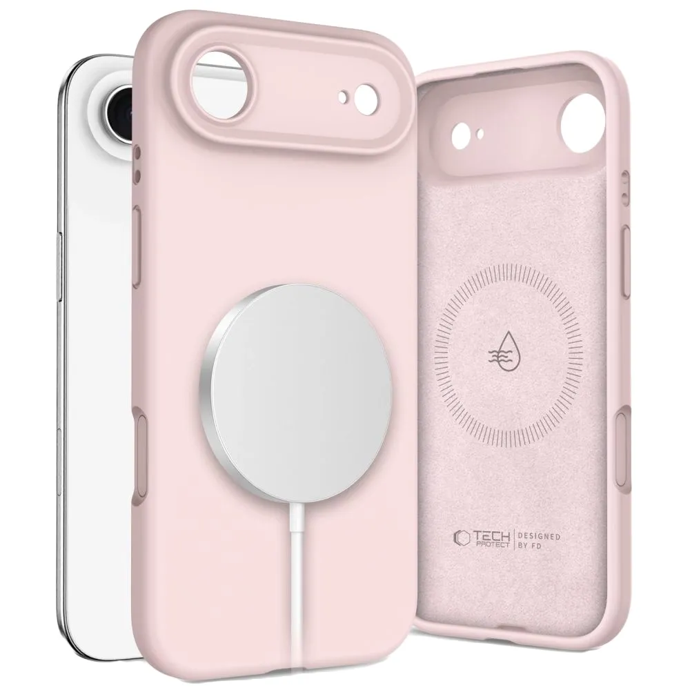 Tech-Protect Silikon MagSafe Hülle für iPhone 17 Air - Pink