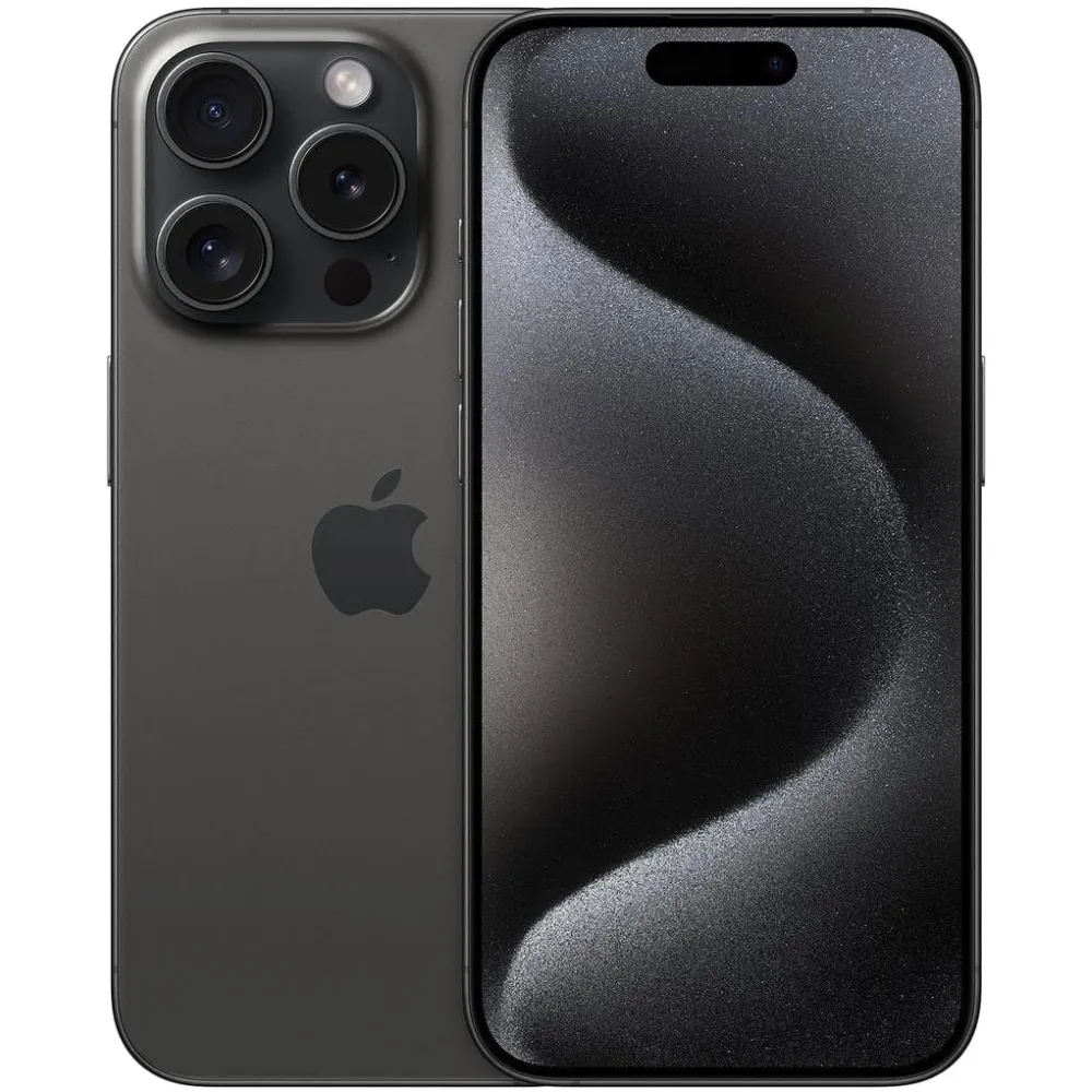refurbished iPhone 15 Pro 128GB - Titan Schwarz