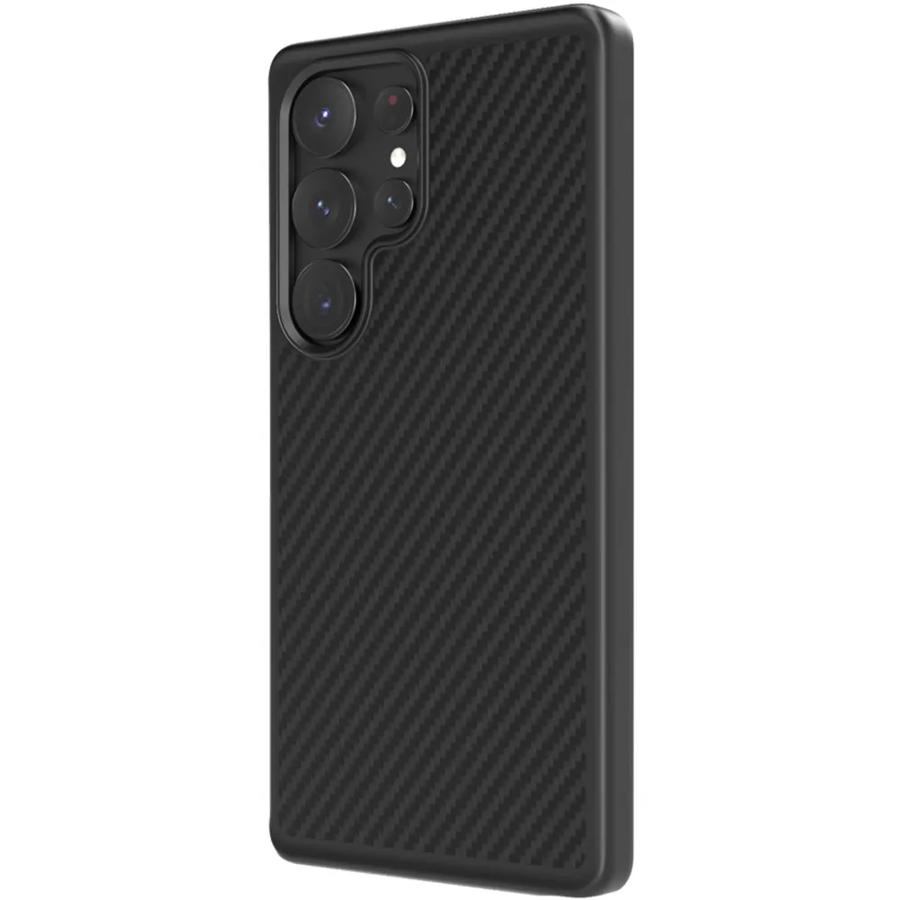 Levelo Ox Carbon Hülle Samsung S25 Ultra - Schwarz