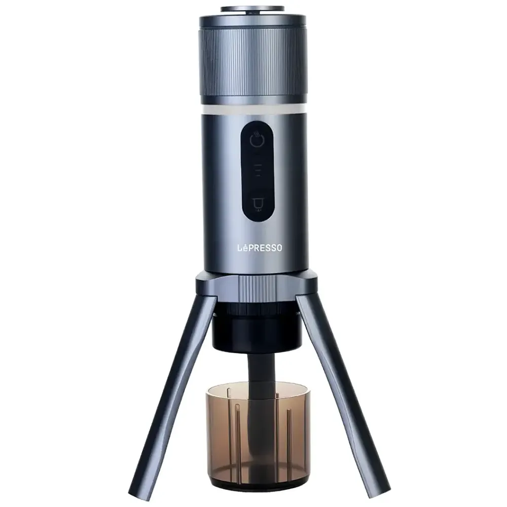 Lepresso Brewjet Portable Espressomaschine Nespresso Kapseln – Grau