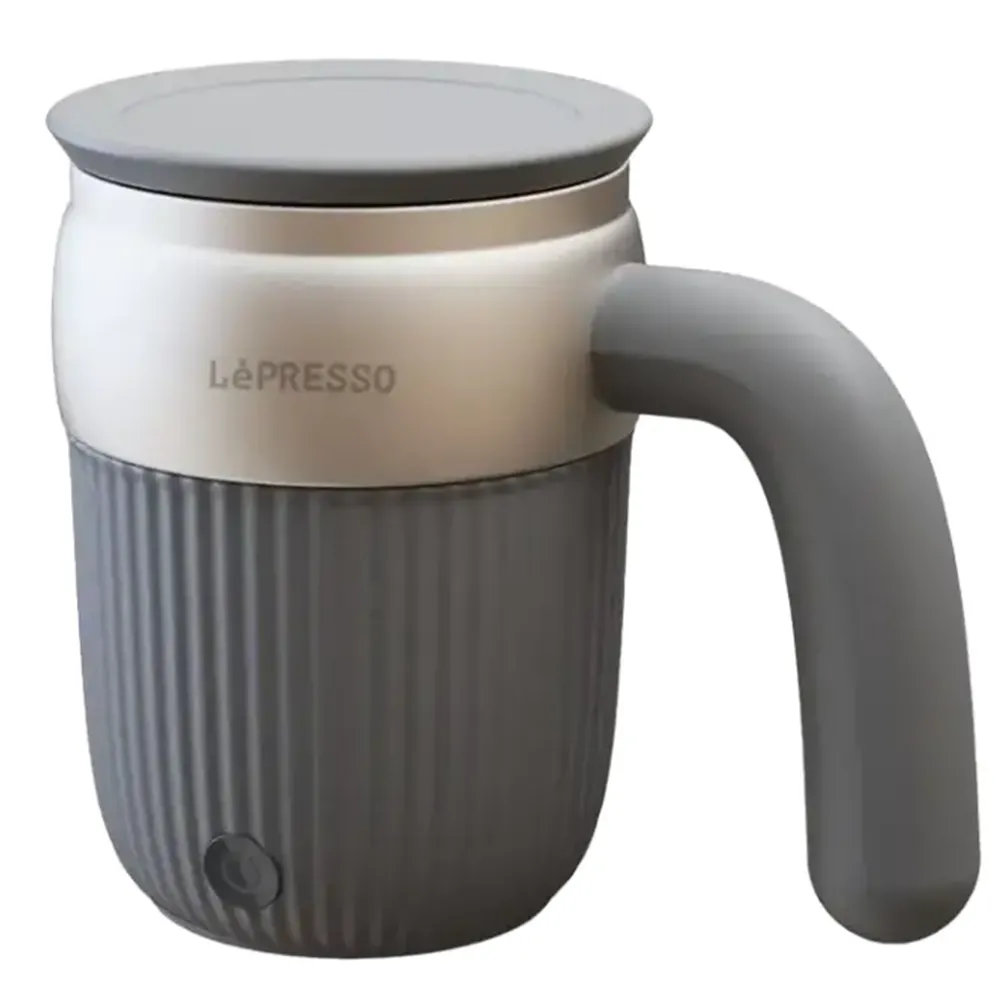Lepresso StirMate Rührbecher selbstrührend 450ML - Grau