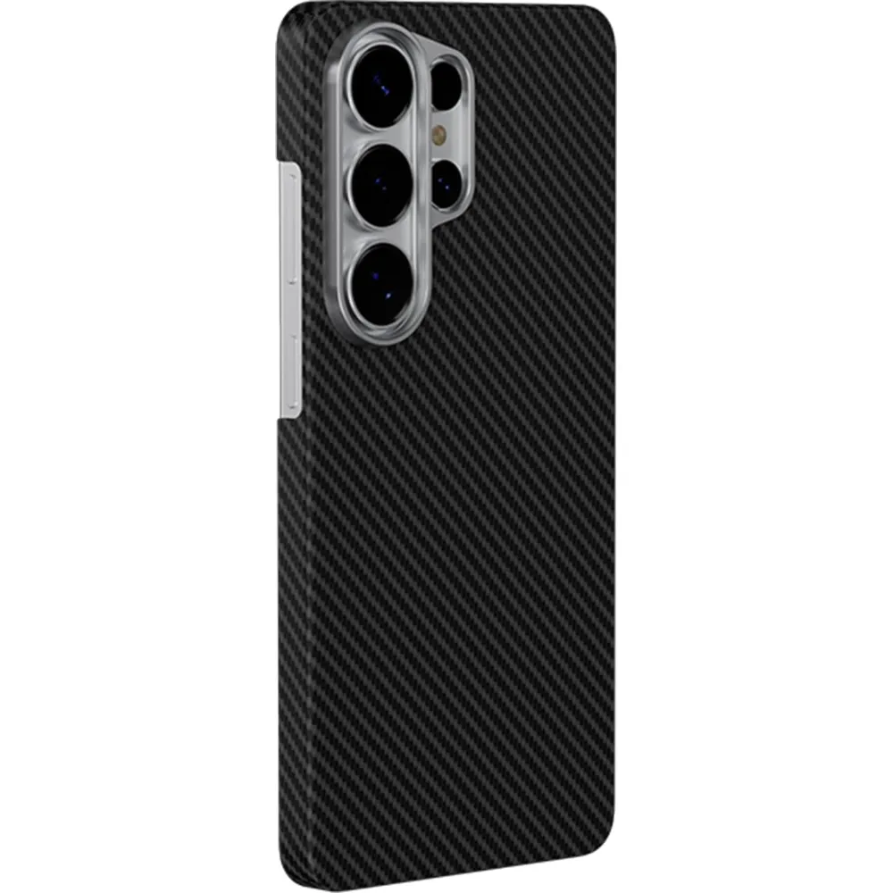 Levelo Sergei 1500D Aramid Fiber Magsafe Hülle Samsung S26 Ultra - Schwarz