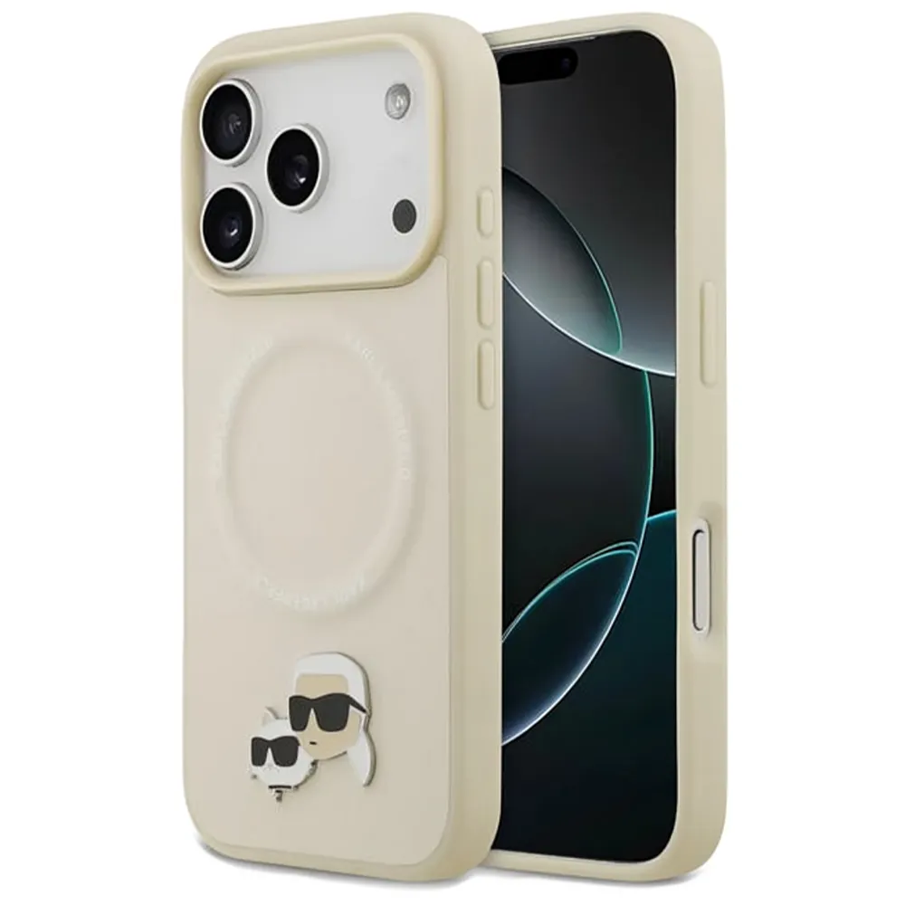 Karl Lagerfeld Kunstleder Hülle Apple iPhone 17 Pro