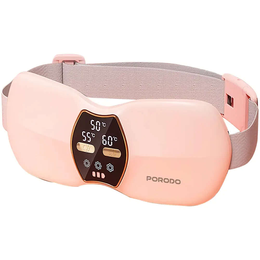 Porodo Wärmegürtel Unterleib 3 Wärmestufen Vibration 50 bis 60 Grad Rosa